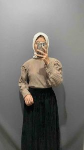 BLOUSE PUFFY TOP / ATASAN HORNET PREMIUM / ATASAN LENGAN BALON