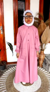 Gamis FARYAL KIDS brand IJTIHAD bahan Toyobo Fodu HQ
