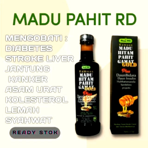 Terlaris Madu Hitam Gamat Gold/RD plus Propilis Sambiloto Daun Bidara Original