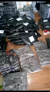 Seragam safari satpam hitam  Security lengan pendek panjang seragam sopir driver bahan twist cod