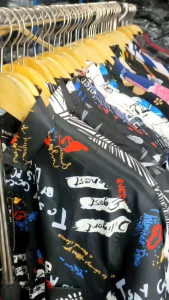 Kemeja Pria Wanita Motif Bunga & Kemeja Hawai Lengan Pendek