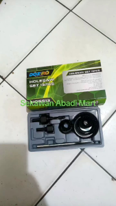 Hole Saw set 13pc / Mata bor Lubang Kayu / Gypsum