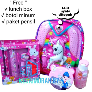 Tas Ransel Sekolah Anak Perempuan PAUD TK BANYAK BONUSNYA Tas Anak