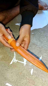 Pisau baja putih tahan karat