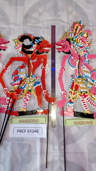 Wayang Paket 5 wayang Sugriwa Anamon Anggodo Subali Anilo Ukuran +-56