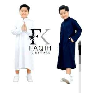 Jubah Gamis Anak  baju koko Anak Laki laki   1-14 tahun bahan toyobo