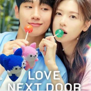 Móc Khoá Đôi Móc Khoá Love Next Door Handmade Hình Cáo Dễ Thương Quà Tặng Cho Bạn Bè Người Yêu-Cặp Đôi Tình Yêu Tình Bạn