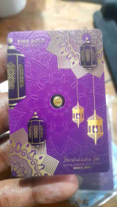 005gr Minigold Emas 24 karat 999% murni