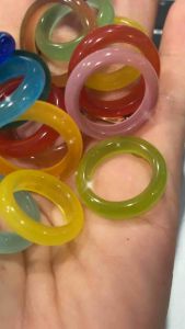 Nhẫn đá mắt mèo lấp lánh đeo phong thuỷ theo mệnh