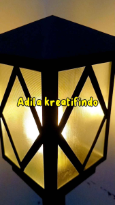 2024 Lampu Hias taman tinggi 1 meter kaki besi bulat 11/4 inci