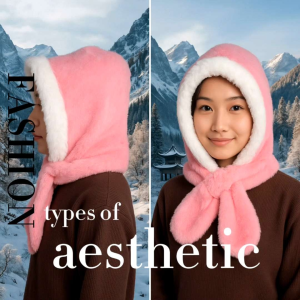 Topi Musim Dingin Wanita – Model Hoodie Bulu Lembut Korea Style berbagai pilihan warna