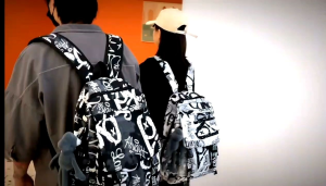 TAS RANSEL BACKPACK CEWEK COWOK SERIES PRINT / KOREAN MODELS / COCOK UNTUK SANTAI  SEKOLAH DAN COUPLE