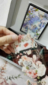 Fairy Lights Journal - READY STOCK/ Lucky Box for art journaling/ scrapbook deco