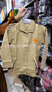 Baju Pramuka SD MI SMP MTS Perempuan Tali Gesper Panjang Bahan Rapilo Nasional Premium Seragam Sekolah