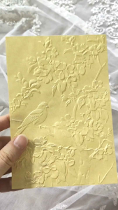 Fairy Lights Journal - READY STOCK/ art journaling/ scrapbook deco/ creamy embossed papers