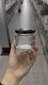 APPN(1เซ็ทได้4ใบ มีคลิปรีวิว) โหล โหลแก้ว โหลแก้วเก็บของ โหลแก้วใส่เครื่องเทศ โหลแก้วใส่น้ำจิ้ม โหลแก้วใส่เยม โหลแก้วใส่กะปิ โหลดแก้วเก็บของ กระปุก กระปุกน้ำพริก กระปุกแก้ว ไซส์S ความจุ150ML มีฝาปิดสีดำกันฝุ่น สินค้าพร้อมจัดส่ง (11069128)