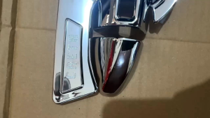 Paket Outer Handle Tank Cover Hyundai Cross 2023-2025 Hitam Dop Chrome