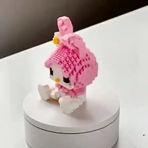 Mainan Nano Blok Balok Bloks Jumbo Sanrio Kuromi Cinamorol Kartun Doraemon Lotso