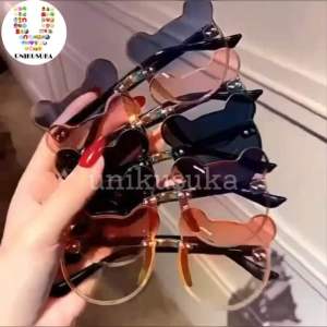 [UNIKUSUKA] Kacamata Fashion anak Motif keren High Quality tebal kids sunglasses
