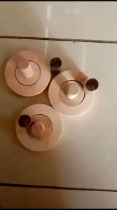 cetakan donat 1set (3pcs)cetakan.penekan dan pembolong