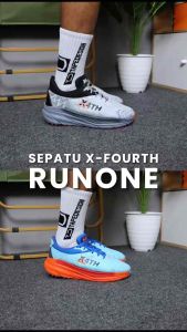 Sepatu X-Fourth Runone Ice Blue - Sepatu Sekolah Sneakers Kerja Casual Dan Olaharga Sneakers Pria Wanita