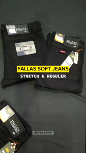 Celana Jeans FALLAS Soft Jeans(Stretch & Non Stretch) Standar & Slimfit Size 28 - 40 Panjang Pria Dewasa