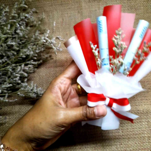 Money Bouquet Mini Edisi 17 Agustus / Buket Uang Mini / Buket Bunga