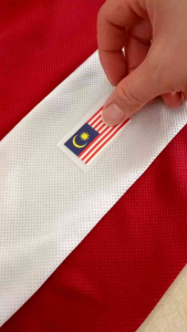 Malaysia Flag Iron-On Stickers Bulk Pack - Durable School Office Supplies