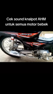 Knalpot Racing AHM Jupiter Vega Supra Kirana Kharisma Revo Astrea grand C70 Revo