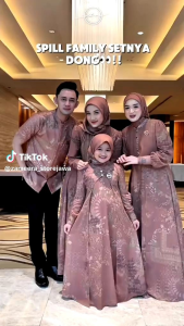 Baju couple set pakaian family sarimbit keluarga ayah ibu anak remaja sedayu zameera free hijab lebaran idul fitri terbaru terlaris viral 2026 original COD
