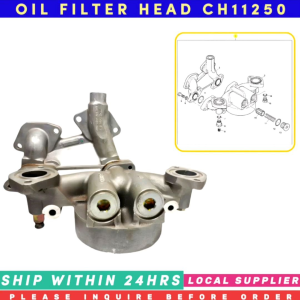 CH11250 OIL FILTER HEAD 997-717 [LOCAL SUPPLIER WARRANTY. FAST SHIPPING] PERKINS/FG WILSON ENGINE 2506 2806 2306 2000 3000 SERIES