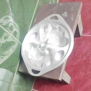 Cetakan Kue Bhoi 2 Ikan Bolu Khas Aceh Loyal Aluminium Cor