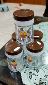 Lọ đựng bột ớt  bột tiêu tăm tre nhựa kính màu trong suốt hàng cao cấp việt nam