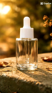 50pcs Serum Dropper 30ml Tubular Glass Bottles - Clear Brown White - Beauty Skin Care Serum & Essence