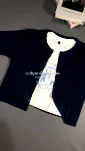 Crop Cardi Bailey: Kardigan Wanita Polos Korean Style