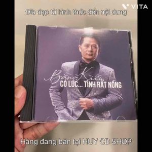 Đĩa CD Bằng Kiều - Có lúc tình rất nồng - Nhạc vàng trữ tình Bolero - Đĩa lòng Trắng