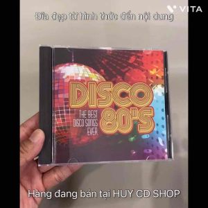 Đĩa CD Nhạc quốc tế sôi động DISCO thập niên 90 - nhạc Disco New Wave - Đĩa lòng Trắng