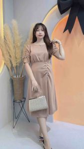 Đầm Bigsize Nữ siêu hách dáng 65-95kg(Đầm đính hạt trai)