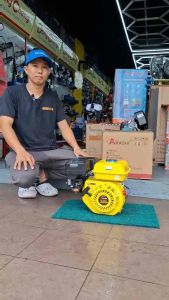 AKASHI 7HP LOW SPEED GASOLINE ENGINE / NITTOO 7.5HP LOW SPEED GASOLINE ENGINE‼️SUITABLE FOR MIXER‼️170F-L‼️
