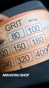 AMPLAS/AMRIL TAIYO 88 SATU ROLL 50M GRIT 400 (AMPLAS KAYU AMPLAS BESI AMPLAS SERBAGUNA)