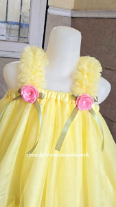 Dress Anak Perempuan Motif Bunga Elegan dengan - Rosepink gaun anak perempuan