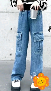 Celana Jeans Anak Perempuan & Denim Palazzo Girls 6-13 Tahun