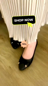 TERLARIS!! Sepatu Flatshoes Motif Pita Terbaru