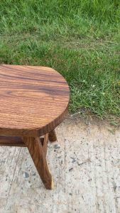 ม้านั่งไม้พฤกษ์ ขนาด 25*60*45cm ม้านั่งยาว ม้านั่งกลางแจ้ง ม้านั่งสนาม ท็อปไม้แผ่นเดียว ลวดลายเด่นชัด ผลิตจากไม้จริง