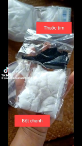 Combo Tẩy mốc quần áoquần áo ố vàngthâm kim Tím và Bột chanh