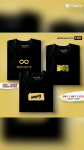 Beli 3 Pcs Promo COD Baju Pria Distro