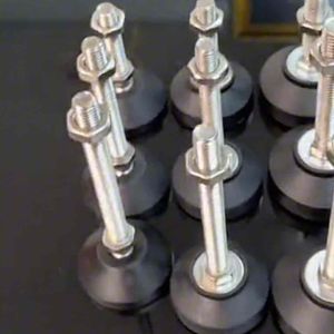 ขายางปรับระดับ แบบโยกไม่ได้(แบบตาย) และแบบโยกได้(แบบเป็น)