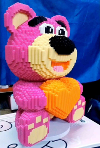 (Readymade) Lotso With Love Block 草莓熊抱爱心积木-成品发货