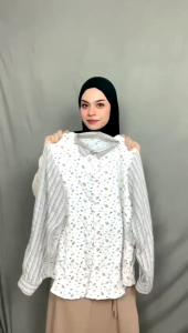 Kemeja Puffyshirt Wanita Terbaru Motif Terkini Paling Murah