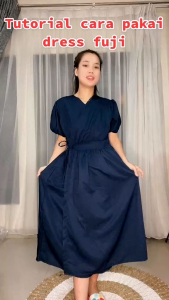 DRESS KIMONO FUJI DRESS SIMPLE WANITA TERBARU DRESS FASHION WANITA SIMPLE